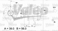 Генератор VALEO 433455