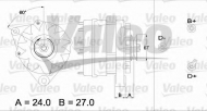 Генератор VALEO 436102