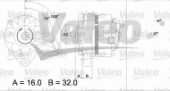 Генератор VALEO 436118
