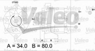 Генератор VALEO 436577
