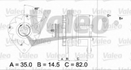 Генератор VALEO 436689