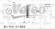 Генератор VALEO 436755