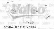 Генератор VALEO 437379