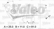 Генератор VALEO 437381