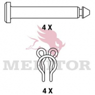 Комплект тормозных колодок MERITOR MDP3032K