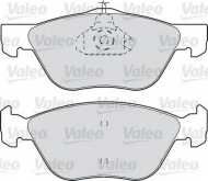 Комплект тормозных колодок VALEO 598065