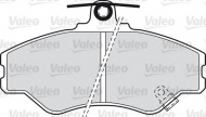 Комплект тормозных колодок VALEO 598634