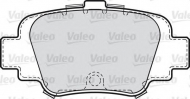 Комплект тормозных колодок VALEO 598642