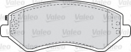 Комплект тормозных колодок VALEO 598414
