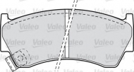 Комплект тормозных колодок VALEO 598697