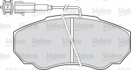Комплект тормозных колодок VALEO 598568