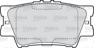Комплект тормозных колодок VALEO 598819
