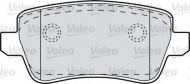 Комплект тормозных колодок VALEO 598727