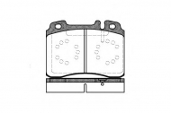 Комплект тормозных колодок WOKING P2793.20