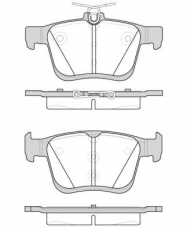 Комплект тормозных колодок WOKING P14163.00