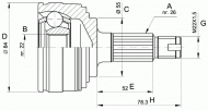 Шарнирный комплект OPEN PARTS CVJ5294.10