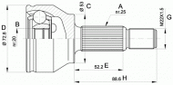 Шарнирный комплект OPEN PARTS CVJ5513.10