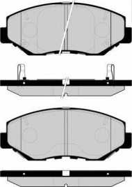 Комплект тормозных колодок Brake ENGINEERING PA1518