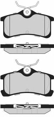 Комплект тормозных колодок Brake ENGINEERING PA1615