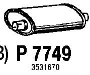 Амортизатор FENNO P7749