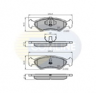 Комплект тормозных колодок COMLINE CBP0502