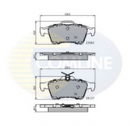 Комплект тормозных колодок COMLINE CBP01629