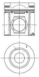 Поршень KOLBENSCHMIDT 99353600