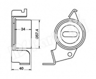 Натяжитель IPS Parts ITB-6537