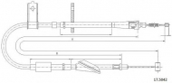 Трос CABOR 17.5042