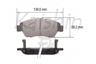 Комплект тормозных колодок KAISHIN D5174