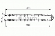 Трос BOSCH 1 987 477 934