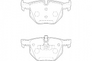 Комплект тормозных колодок WAGNER WBP23550A