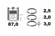 Комплект колец ET ENGINETEAM R4001100