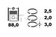 Комплект колец ET ENGINETEAM R1008200