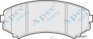 Комплект тормозных колодок APEC braking PAD1268