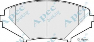 Комплект тормозных колодок APEC braking PAD1372
