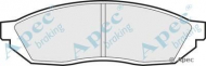 Комплект тормозных колодок APEC braking PAD328