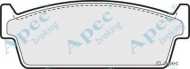 Комплект тормозных колодок APEC braking PAD643