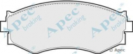 Комплект тормозных колодок APEC braking PAD666