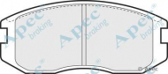 Комплект тормозных колодок APEC braking PAD722