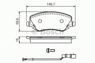 Комплект тормозных колодок BOSCH 0 986 424 679