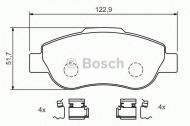 Комплект тормозных колодок BOSCH 0 986 424 786
