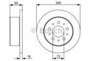 Тормозной диск BOSCH 0 986 479 399