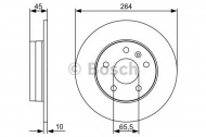 Тормозной диск BOSCH 0 986 479 516