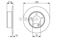 Тормозной диск BOSCH 0 986 479 714
