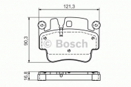 Комплект тормозных колодок BOSCH 0 986 494 281