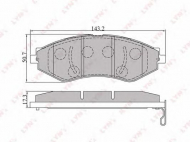 Комплект тормозных колодок LYNXauto BD-1805