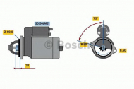 Стартер BOSCH 0 001 107 492