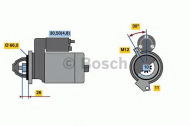 Стартер BOSCH 0 001 138 019
