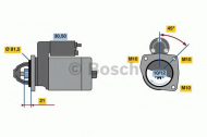 Стартер BOSCH 0 986 023 180